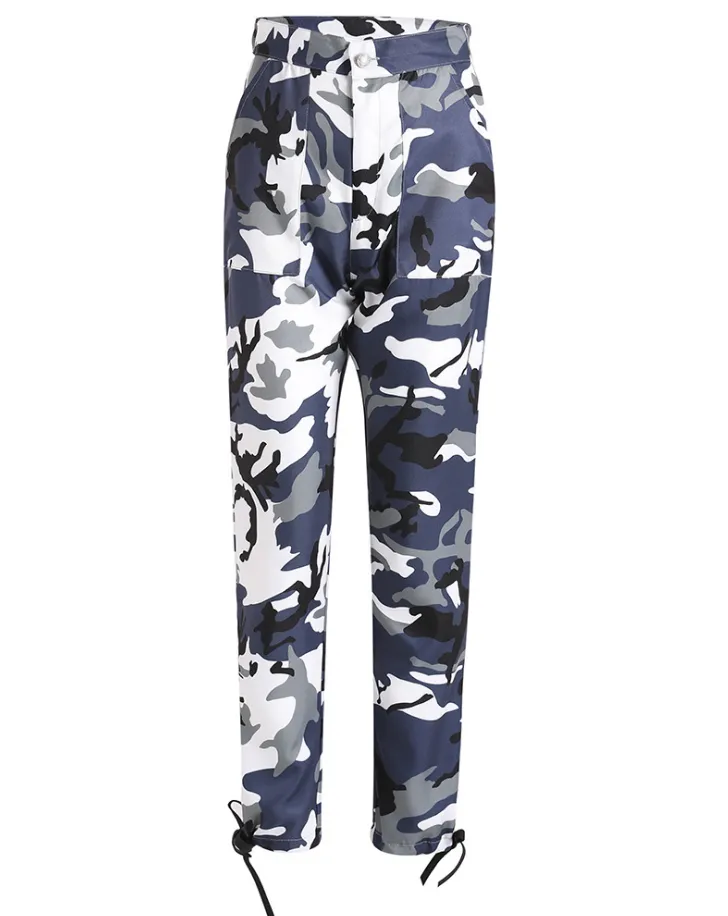 Colourful Camouflage Printed Trousers