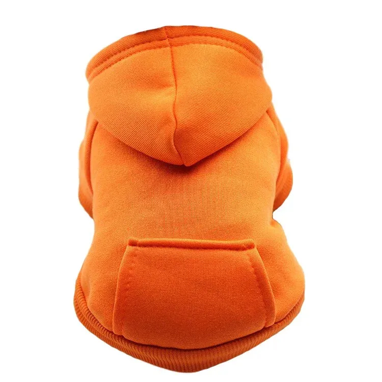 Cozy Fleece Hooded Sweatshirt for Dogs