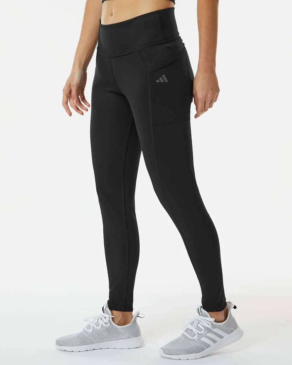 Custom Embroidery - Adidas - Women's Pocket Leggings - A1000