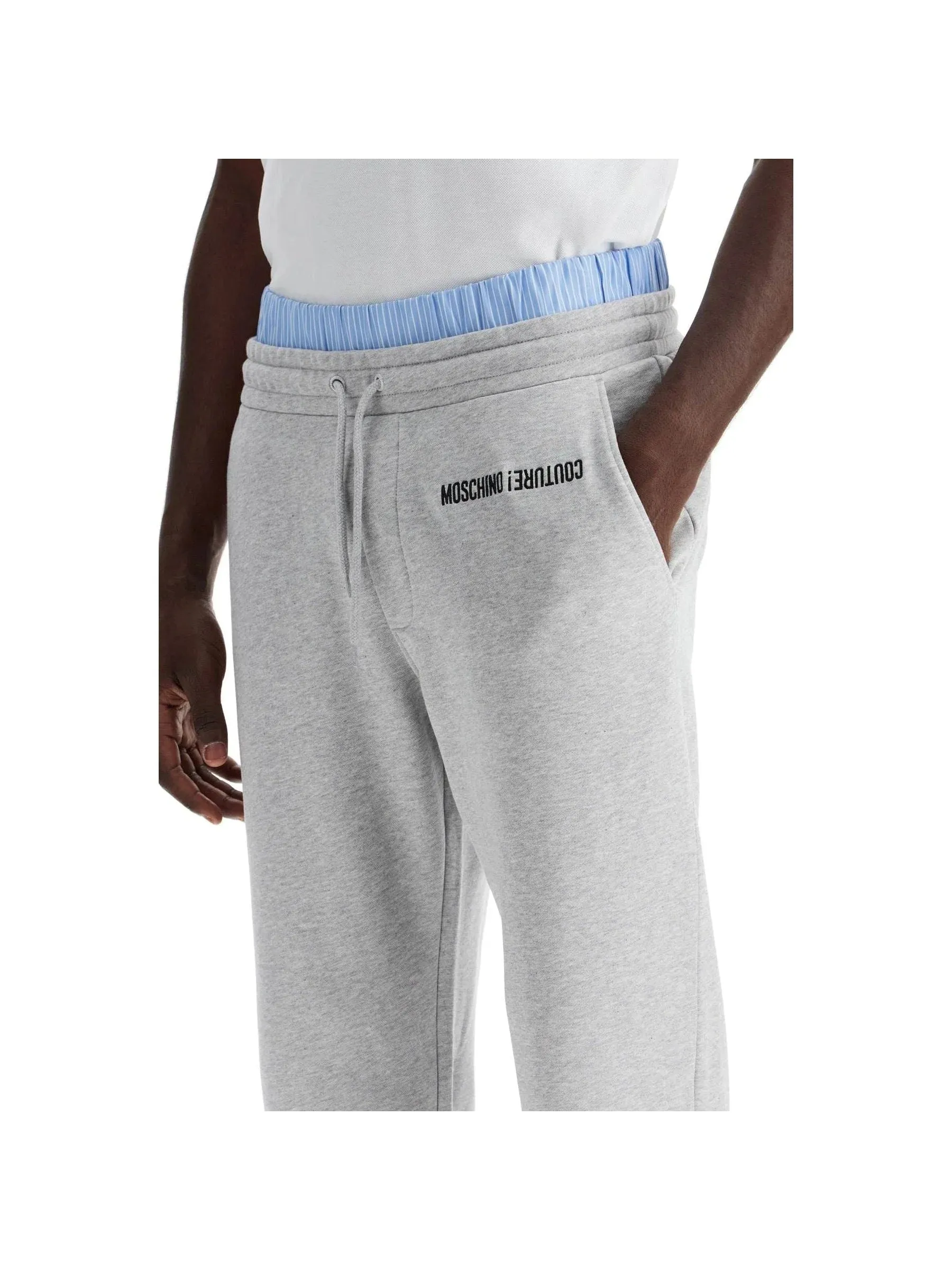 Moschino Logo Waistband Joggers