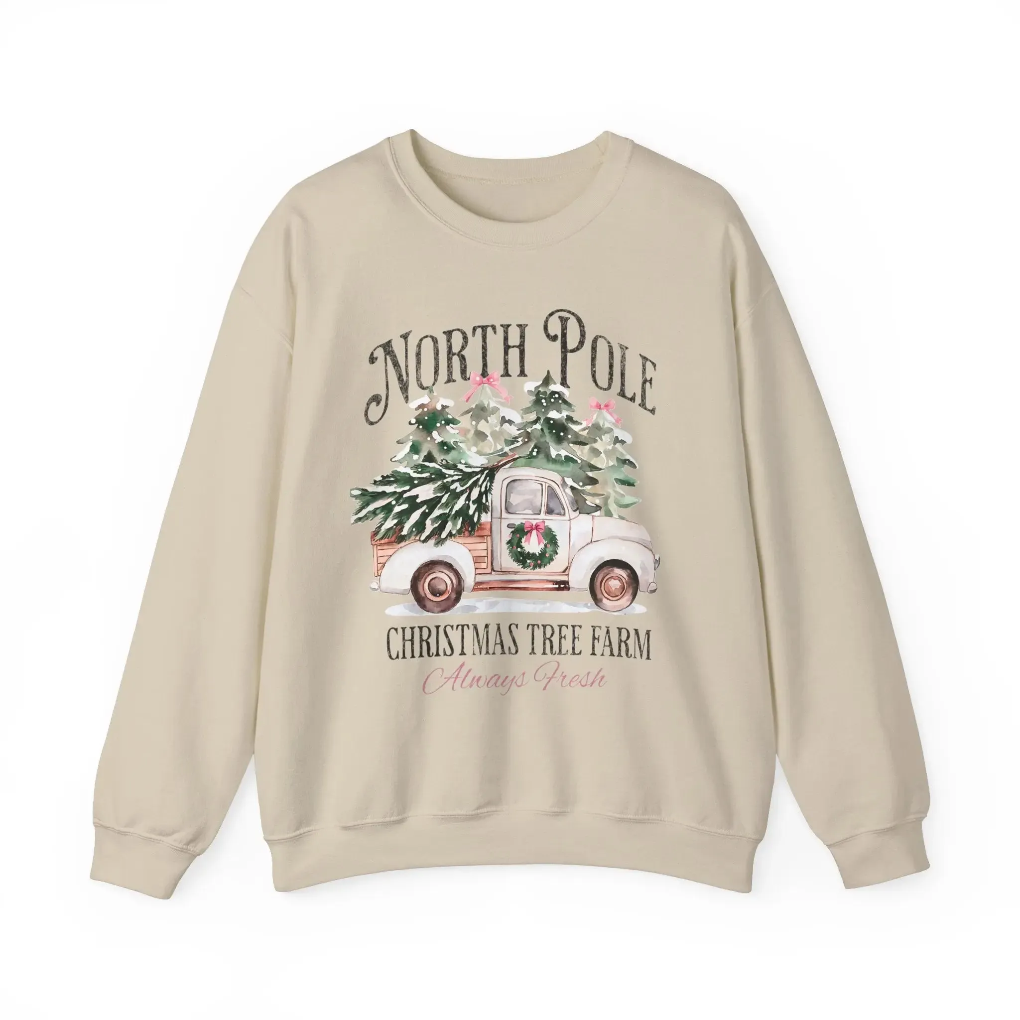 Womenswear Christmas Tree Farm Crewneck Sweatshirt